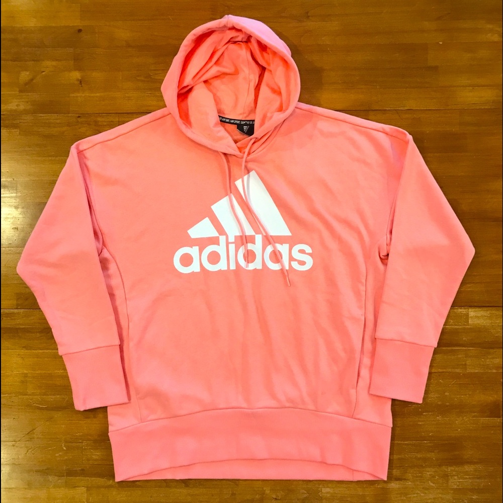 ADIDAS Badge of Sport Long Hoodie - Picture 1 of 4